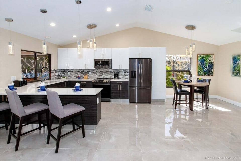 Open Kitchen and Dining Nook