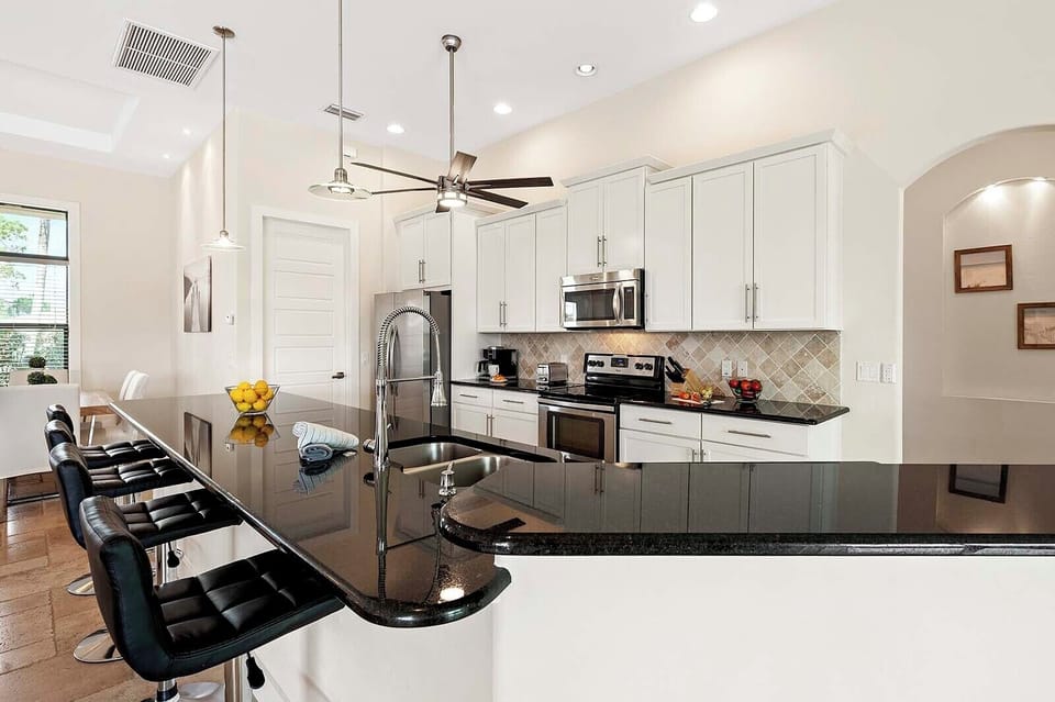 Kitchen Counters Offer Additional Seating Options