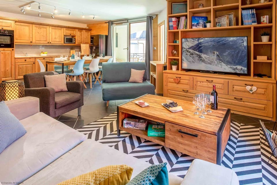Open plan living room