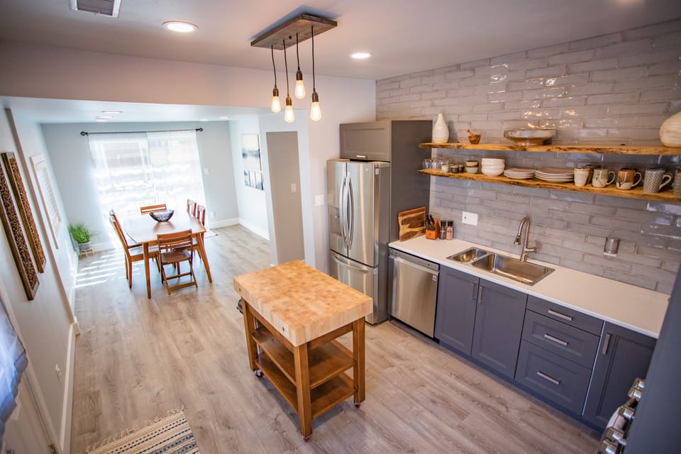 I LOVE to cook, so I made the kitchen a place you can do the same. 