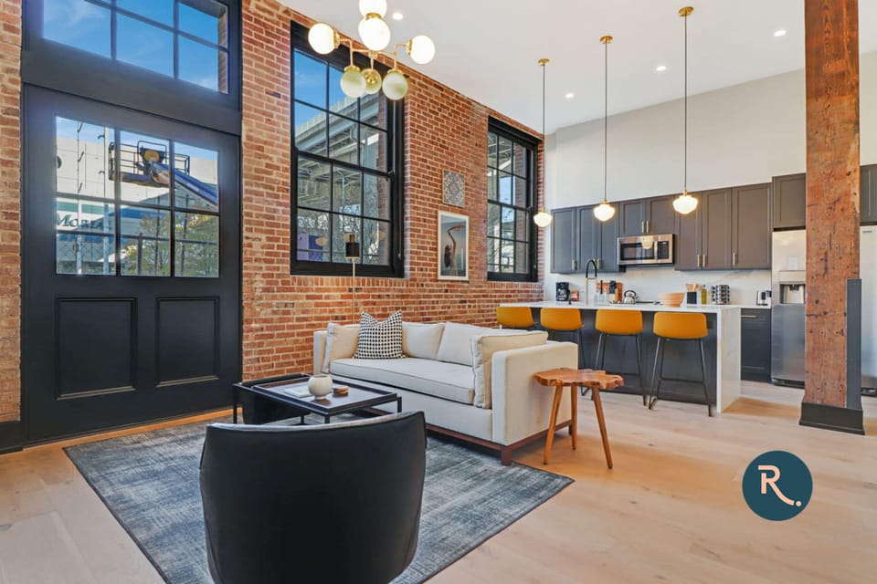 Connecting Six Bed Four Bath Apartment | Living area | 42-inch Smart TV with digital channels, TV, Netflix