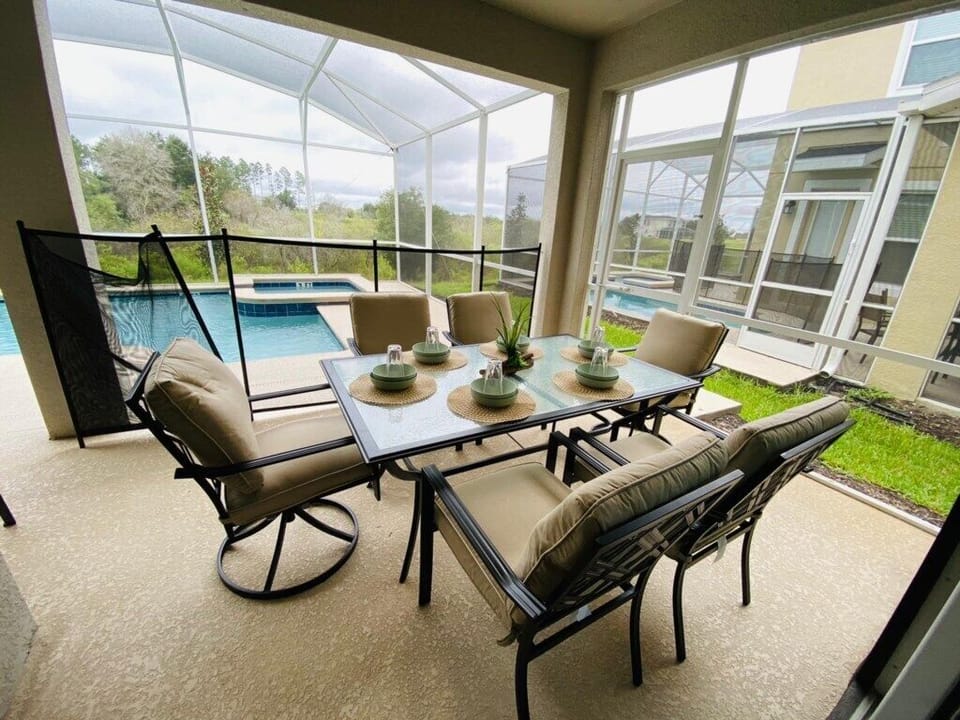 Patio dining table