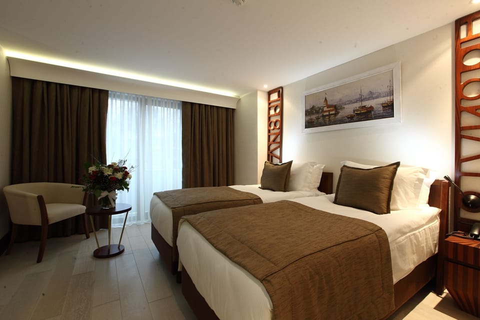 Superior Double or Twin Room | Memory foam beds, minibar, in-room safe, blackout drapes