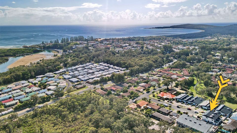 Aerial location of the property.