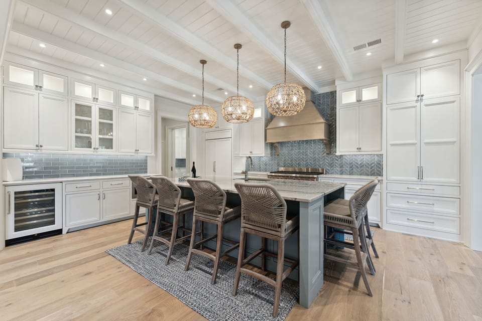 Kitchen - 48" Wolf Gas Oven & Sub Zero Refrigerator