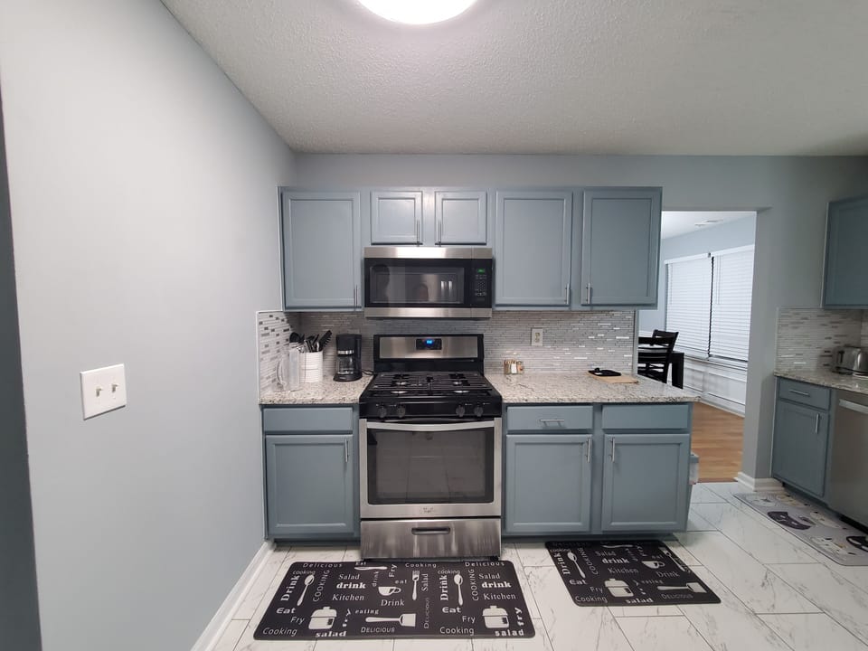 kitchen with new appliances 