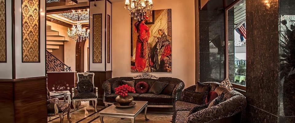 Lobby sitting area