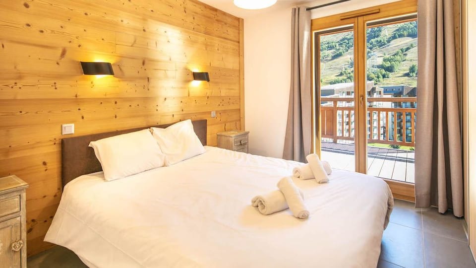 Drift to sleep in this comfortable bed after a wonderful day outside.