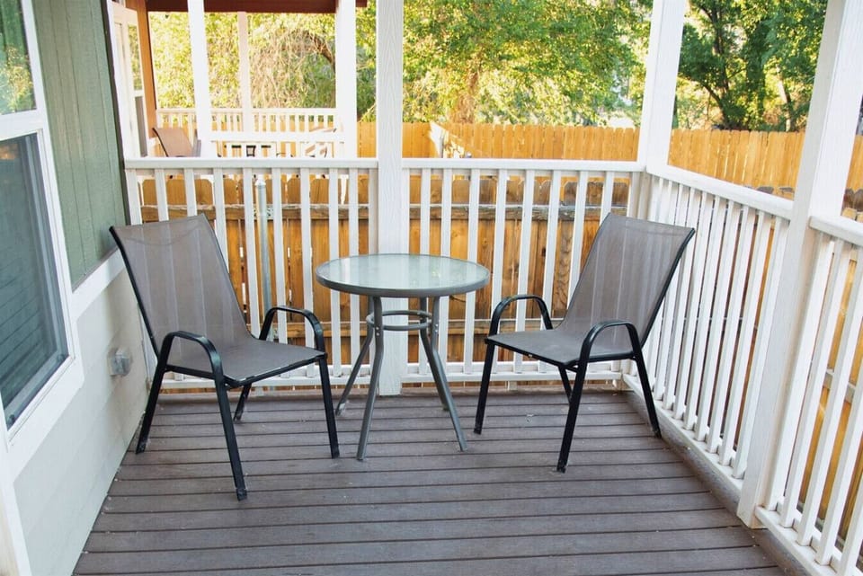 Patio seating area