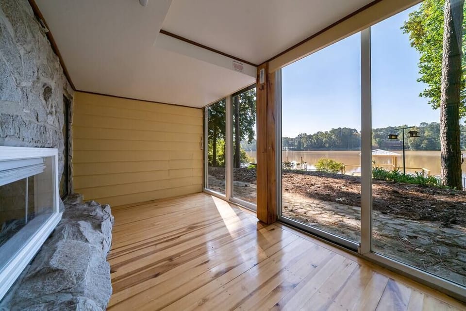 Viewing room or Lounging area, connected to guest bedroom in basement (walk up)