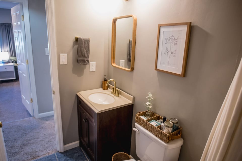 Full sized bathroom