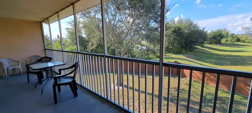 Screened-in patio - private entrance off living room & master bedroom. 