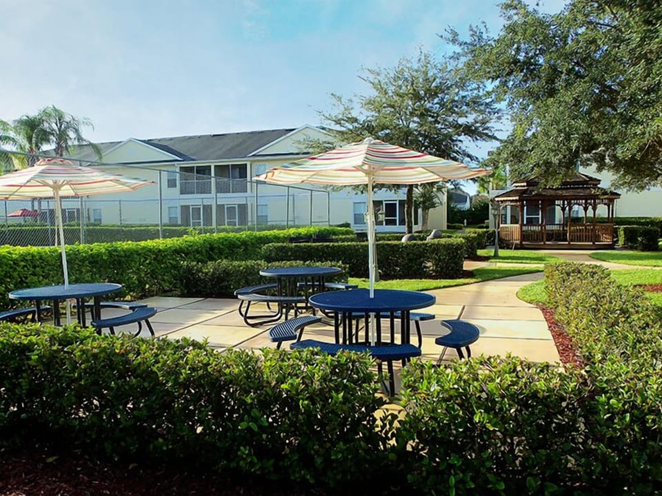 BBQ & seating area