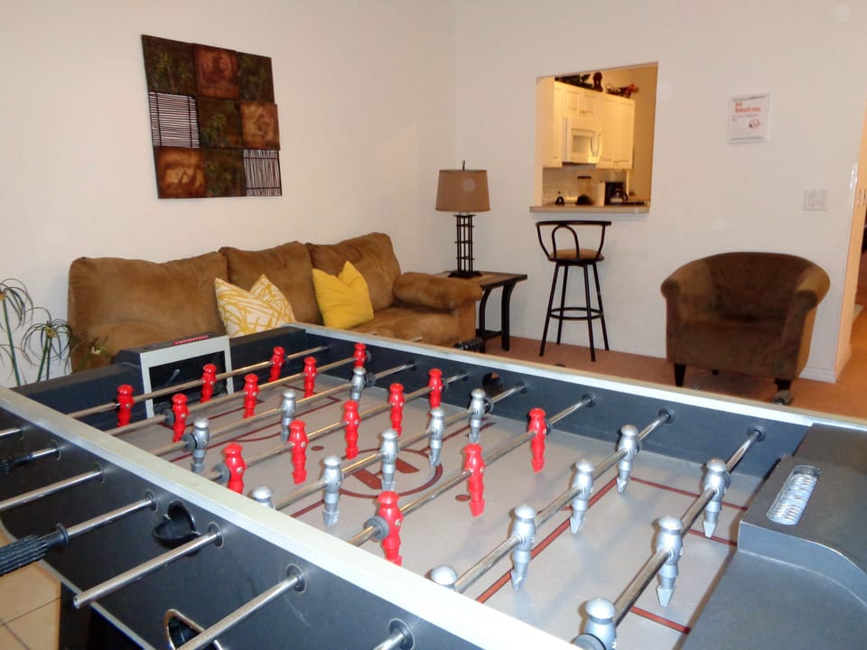 recreation room - foosball 