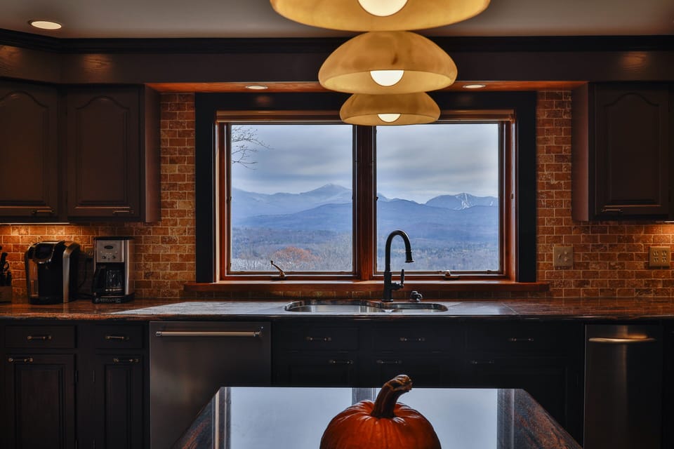 Mountain Views from Kitchen