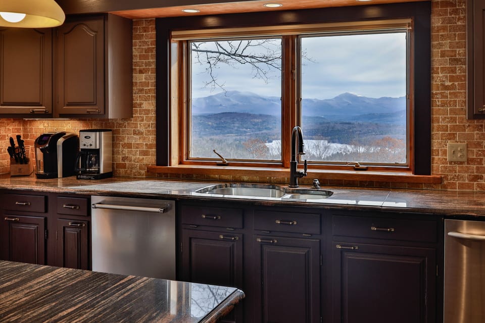 Mountain Views from Kitchen