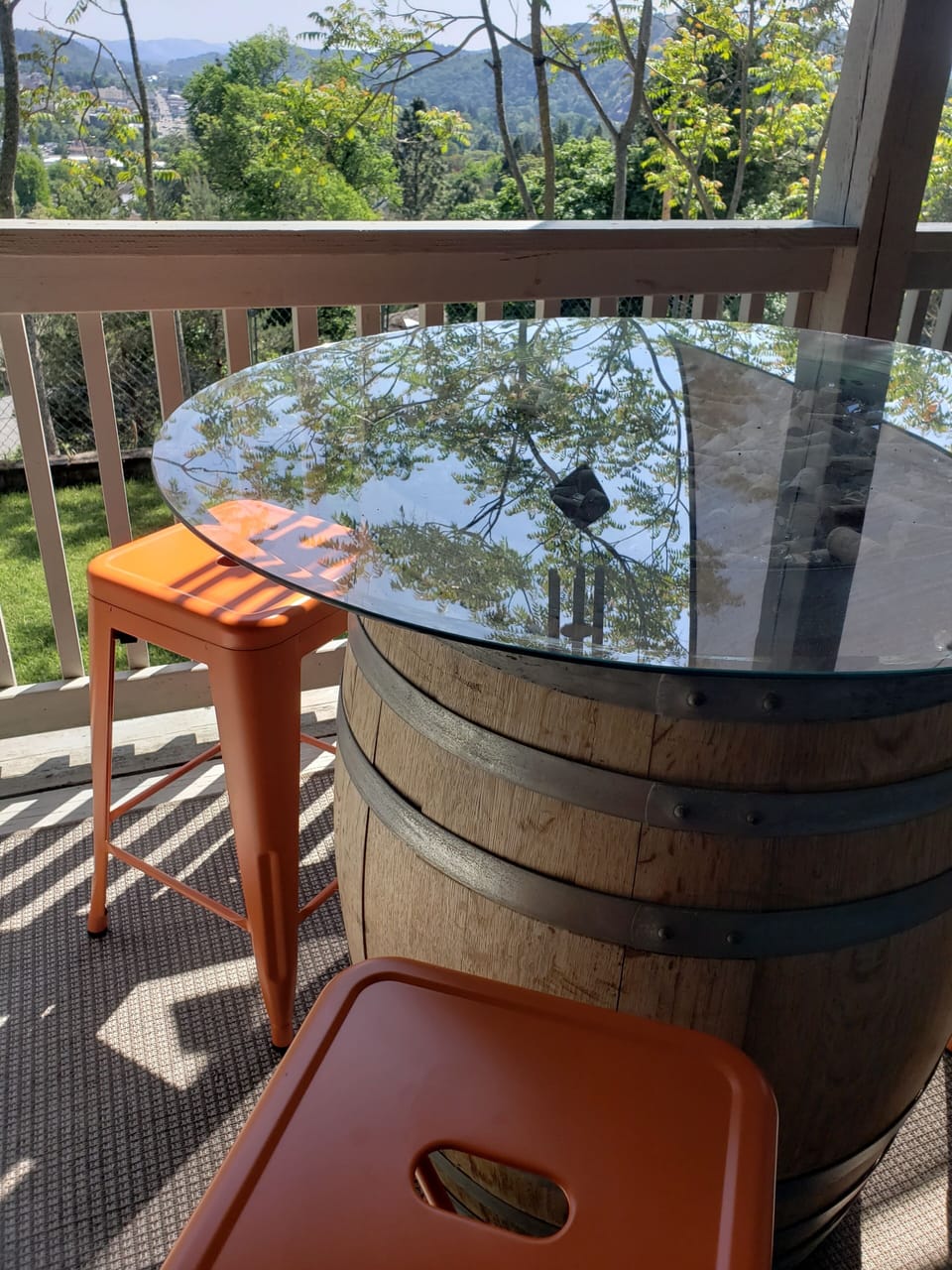 Nothing like enjoying the Beulaire views on your deck!