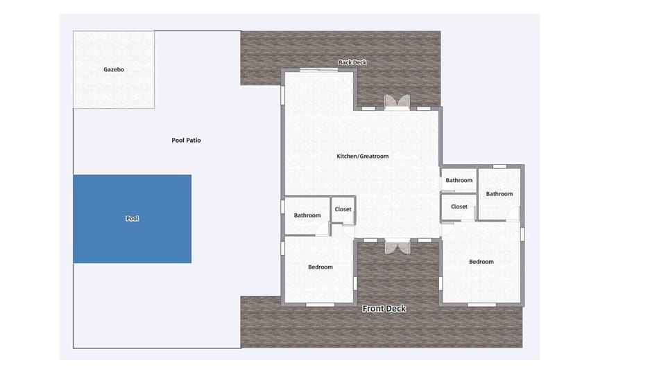 Schematic Harbour House floorplan