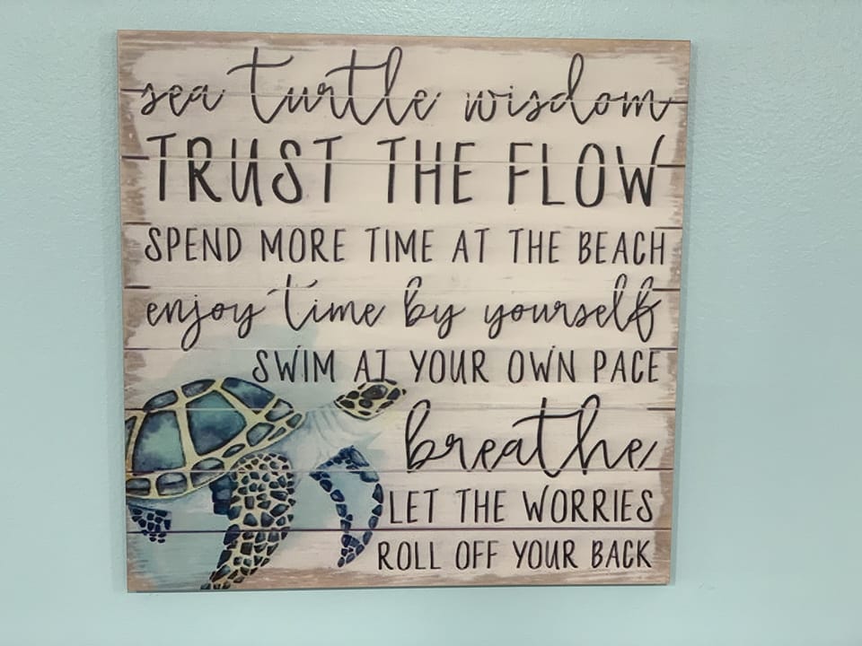 A little Sea Turtle Wisdom