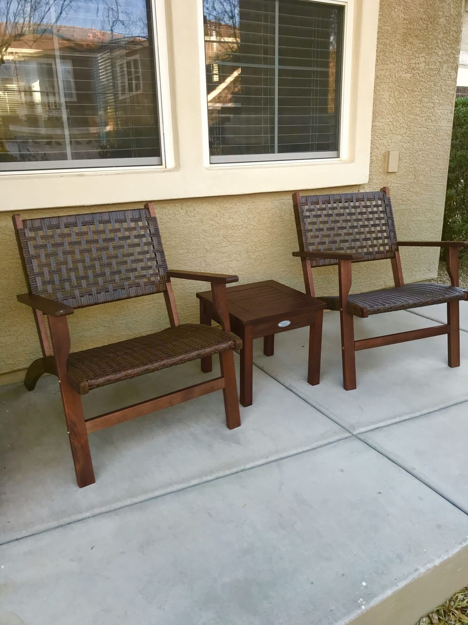Enjoy your morning coffee on the front porch.