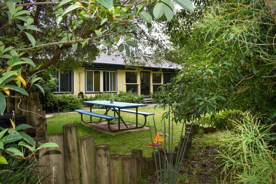 It is 'paradise' sitting in the backyard