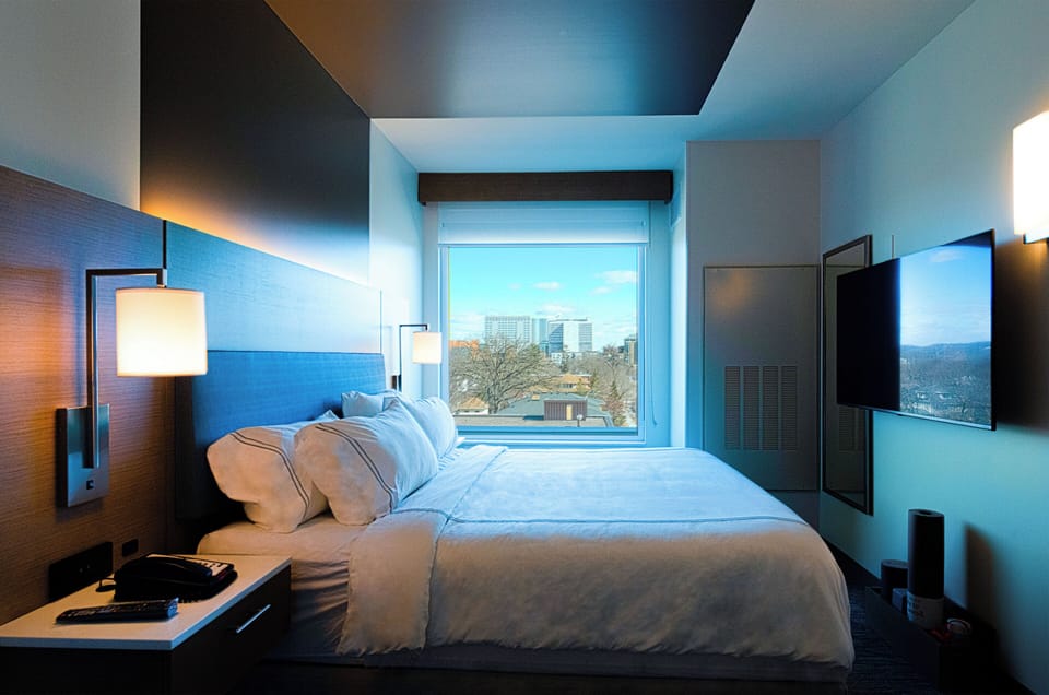 Premium bedding, pillowtop beds, in-room safe, desk
