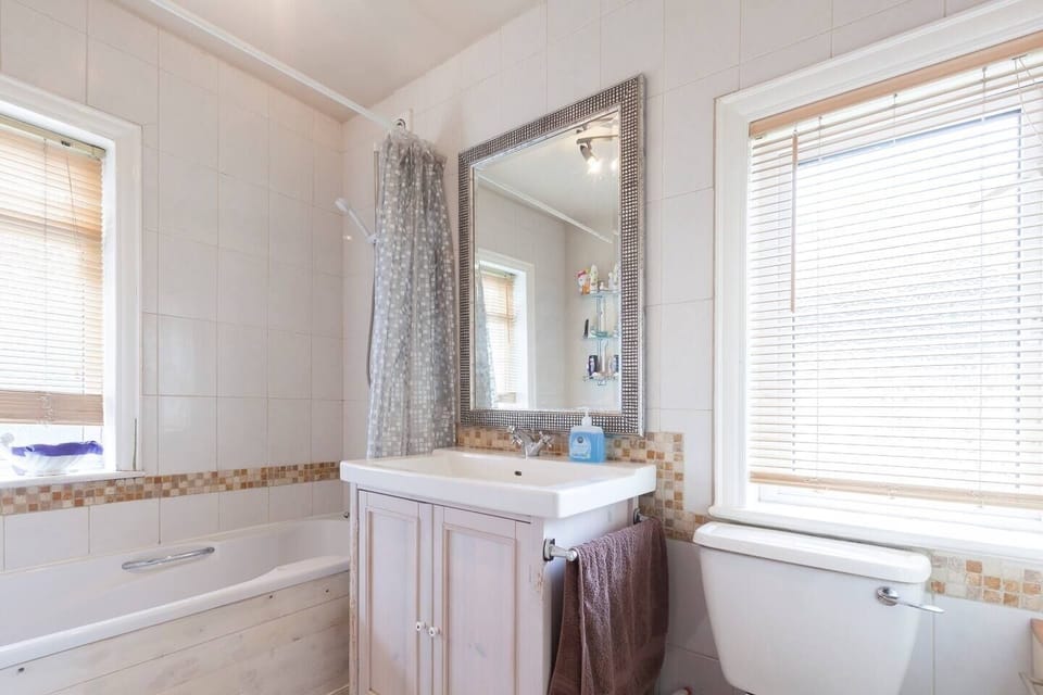 Private bathroom for your stay, no one else will come upstairs on your visit