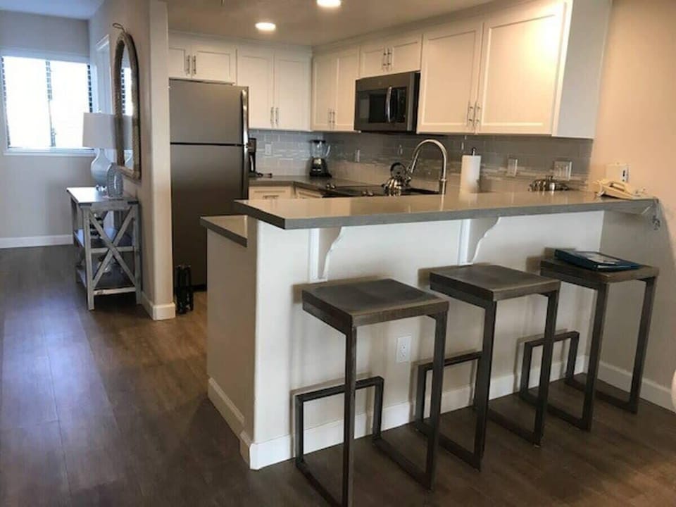 Bar Seating and Kitchen 