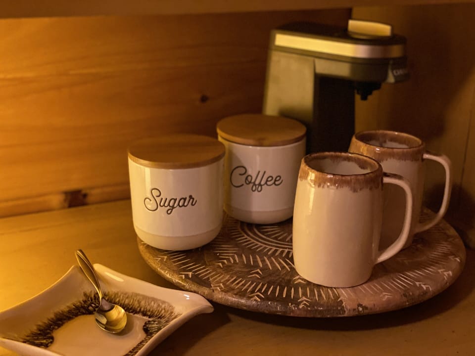 Coffee station in Owner’s Suite 