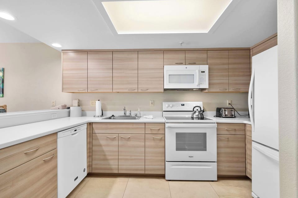 Kitchen with Drip Coffee Pot 