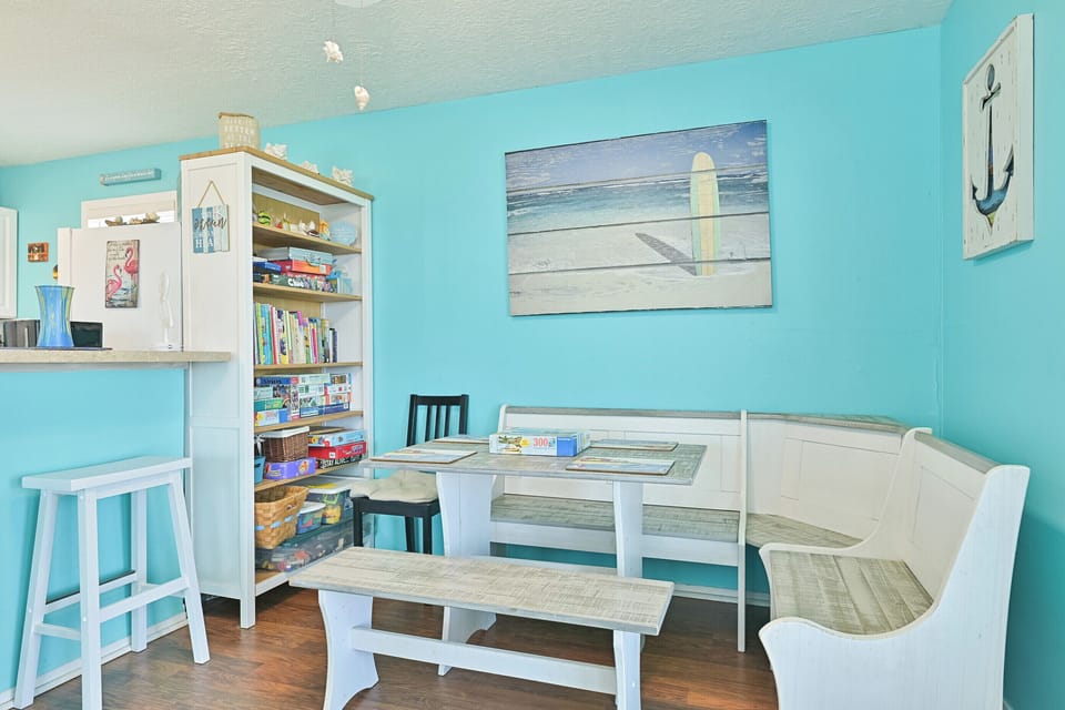 Dining table.