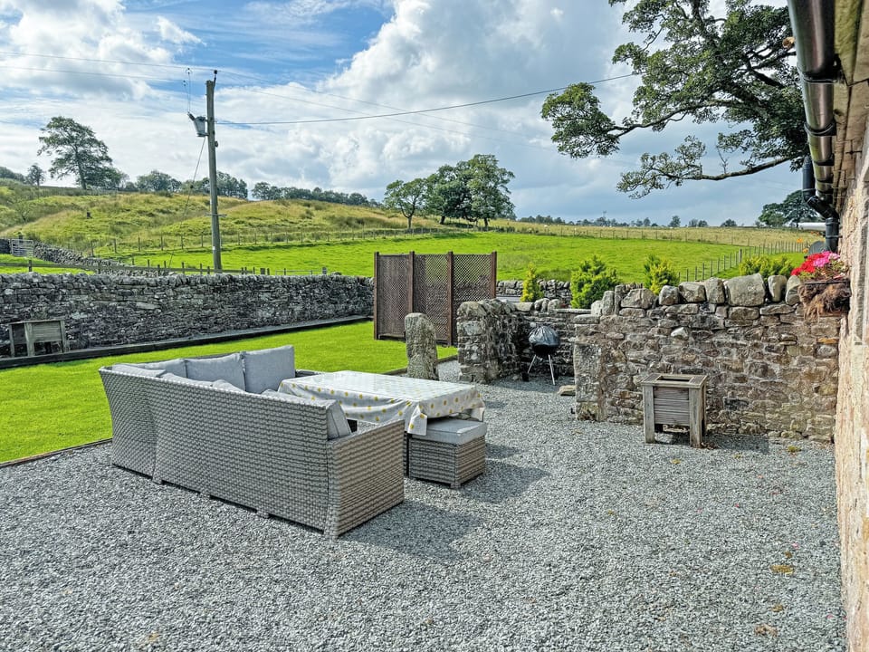 Sitting-out-area | Lily Rose Cottage, Gilsland, near Brampton