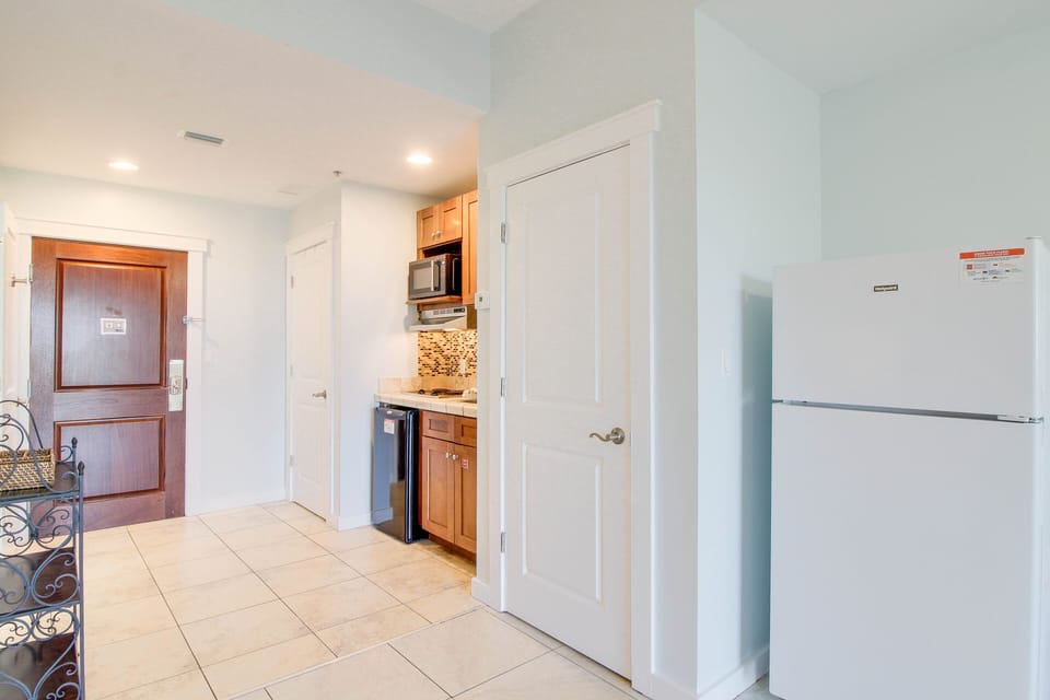 Full size refrigerator + freezer!