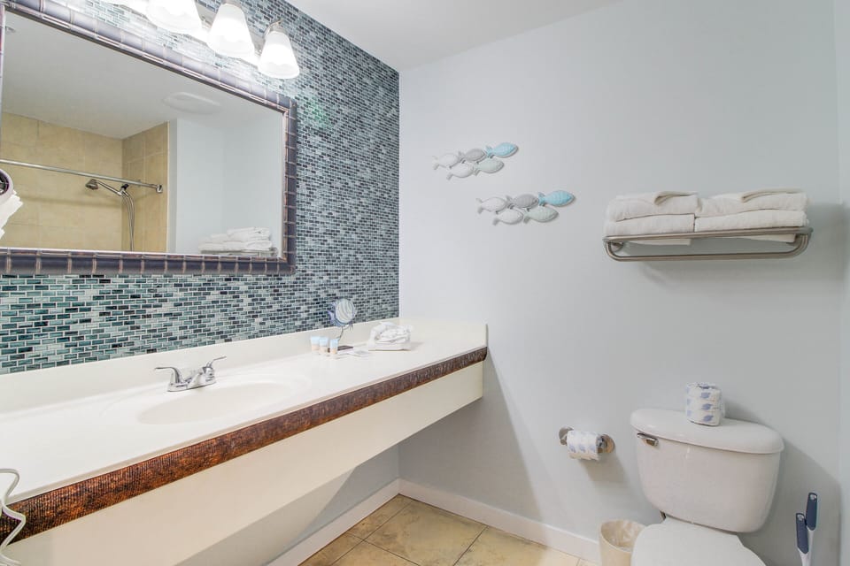 Toilet paper + complimentary soaps initially provided!