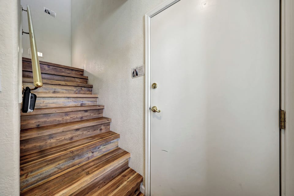 Garage entry and Stairs