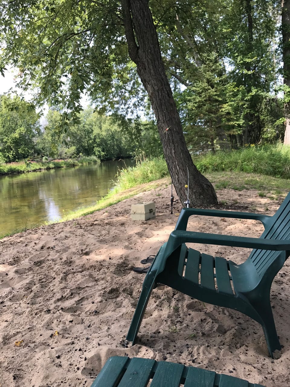 Private beach