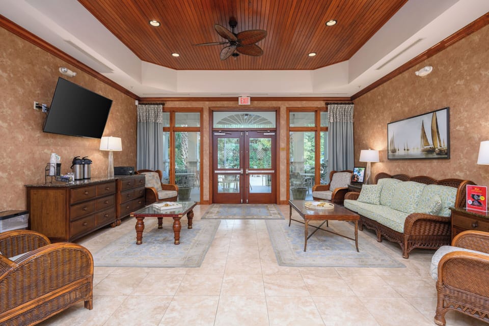 Lobby sitting area