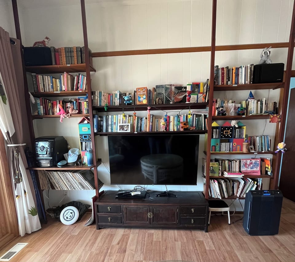 Library and entertainment center