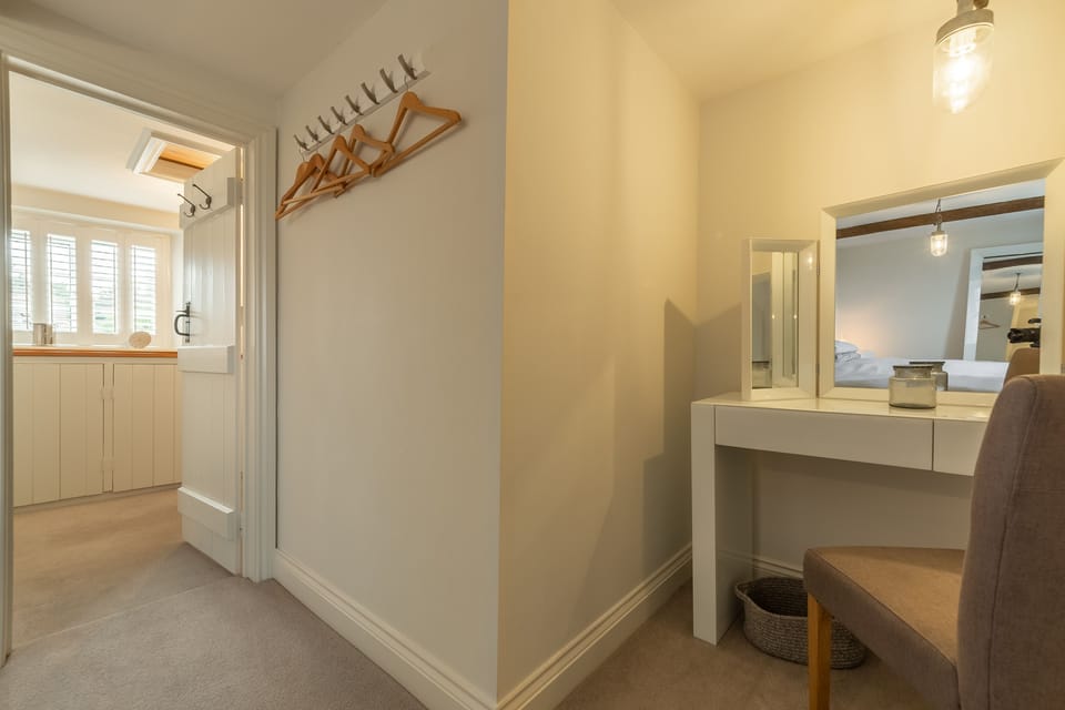 First floor: From master bedroom with door leading to en-suite bathroom