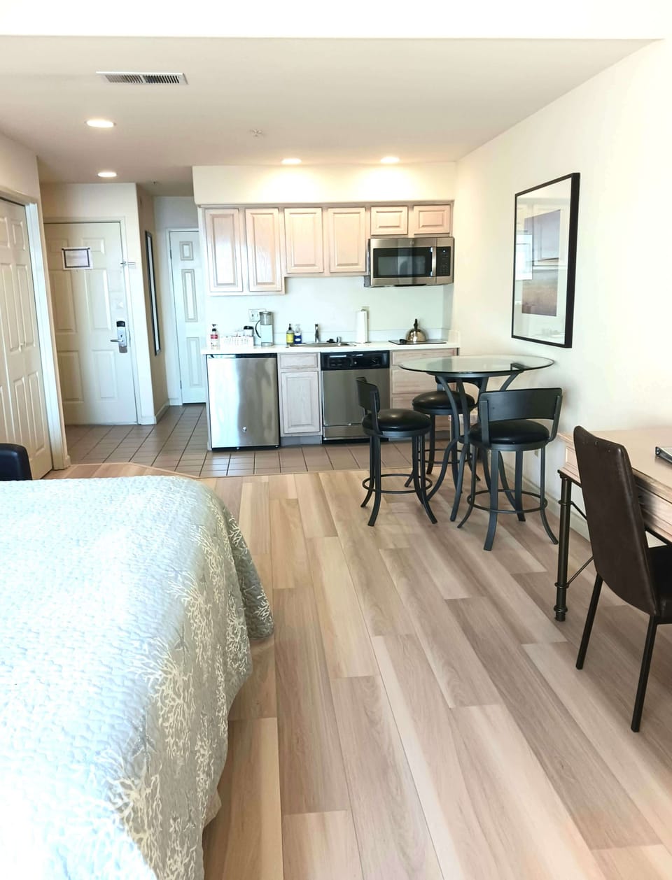 Workspace and Kitchenette 