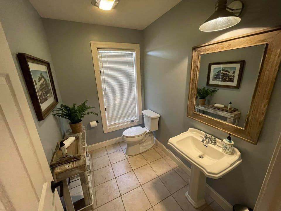 Half bath on main level