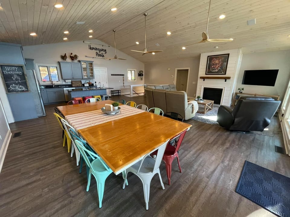 Spacious gathering area
