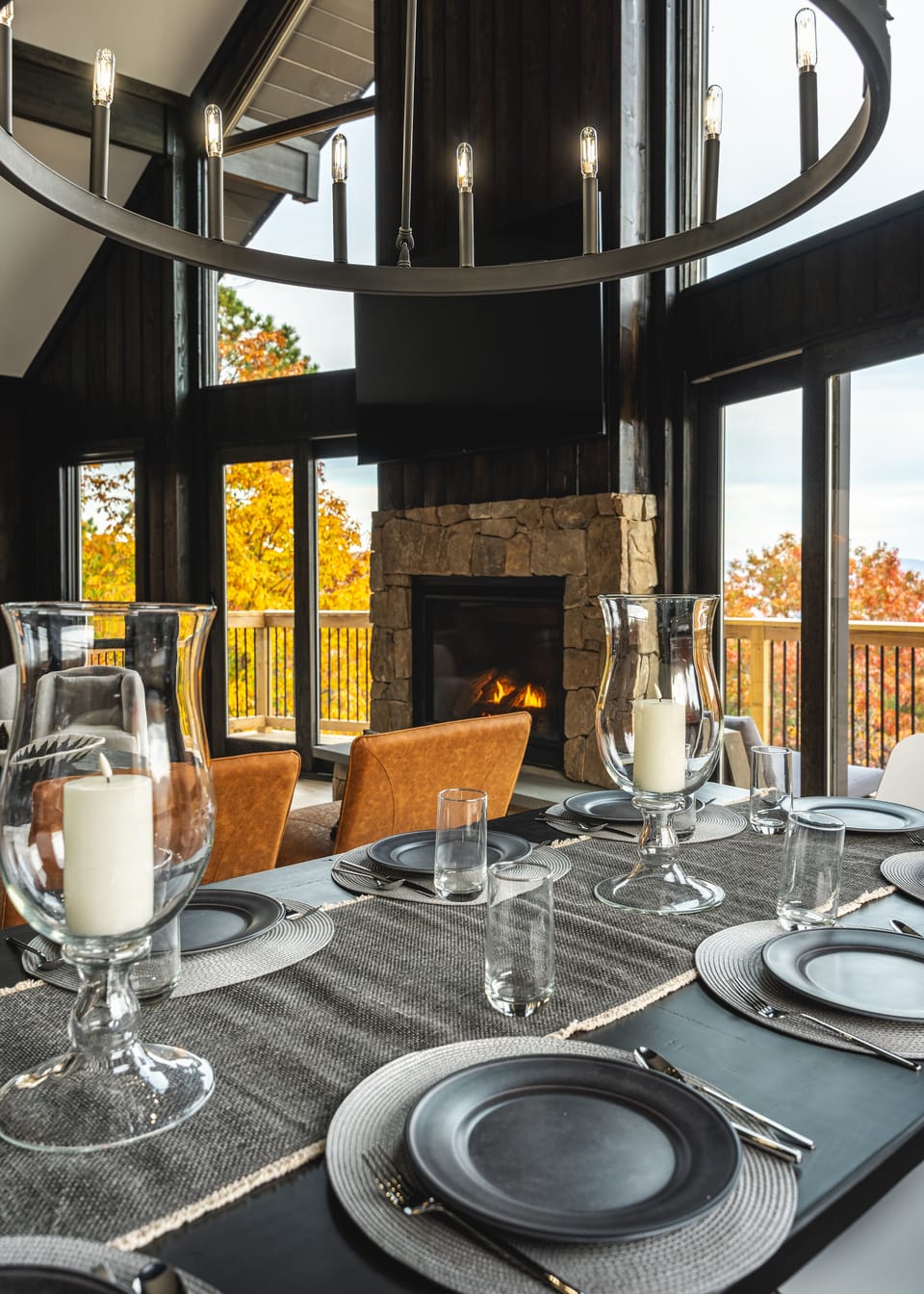 Enjoy dining with the view