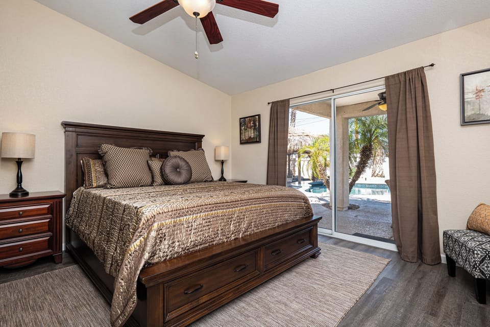 Master Suite with direct pool access