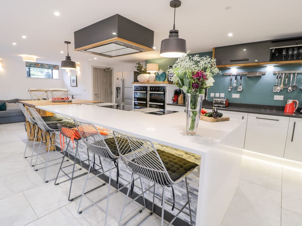 Fridge, microwave, dishwasher, electric kettle
