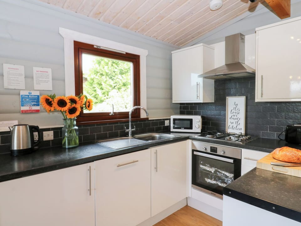 Fridge, microwave, dishwasher, electric kettle