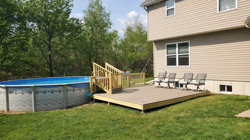 pool and new deck