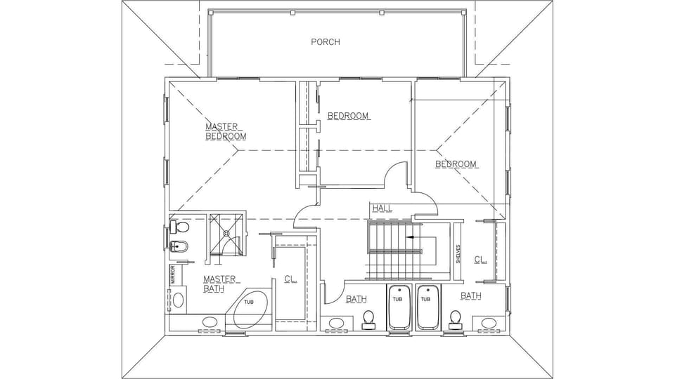 House, Multiple Beds (Paris Mango) | Floor plan