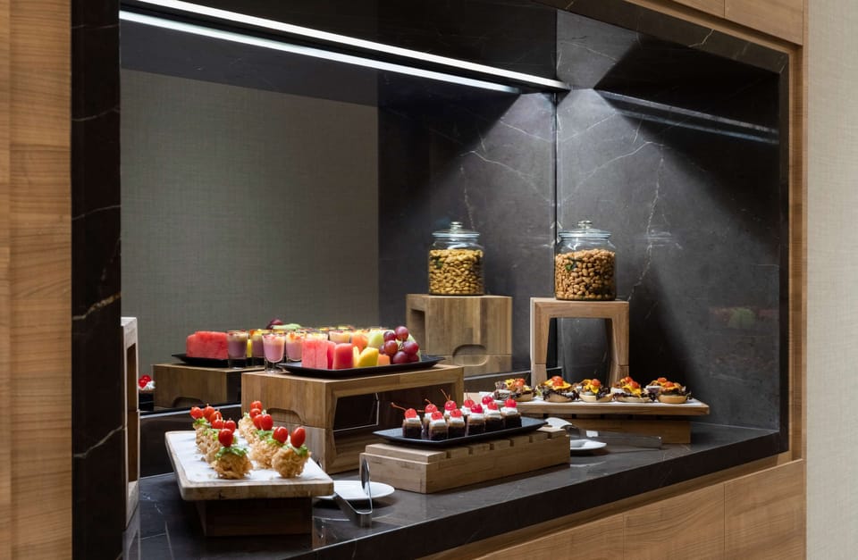 Daily buffet breakfast for a fee