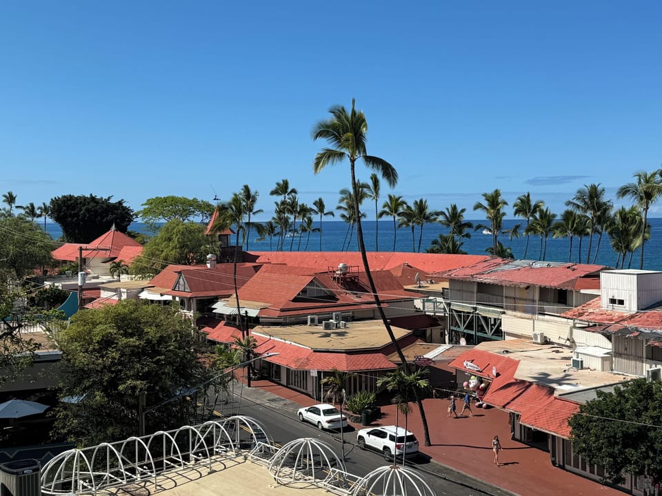 View from the BBQ deck